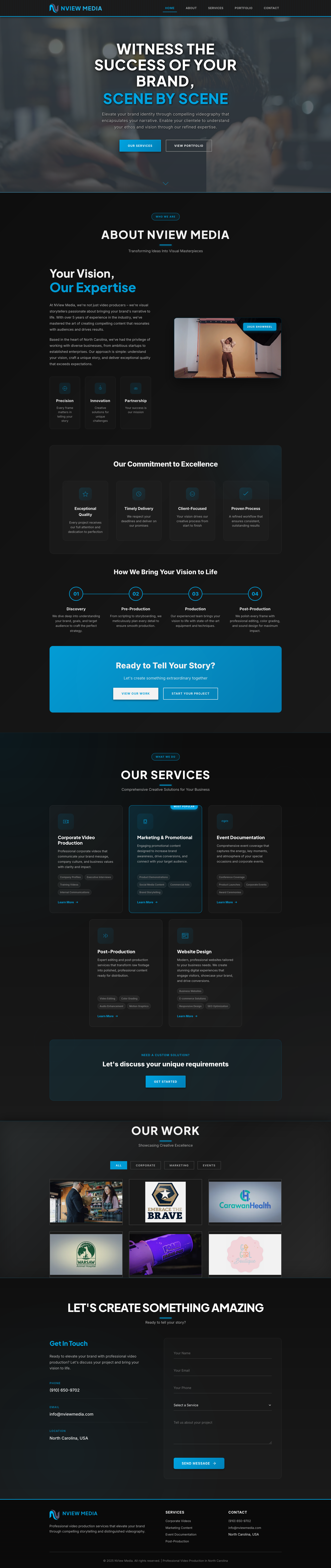 Media Production Website